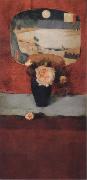Fernand Khnopff, Roses and a Japanese Fan